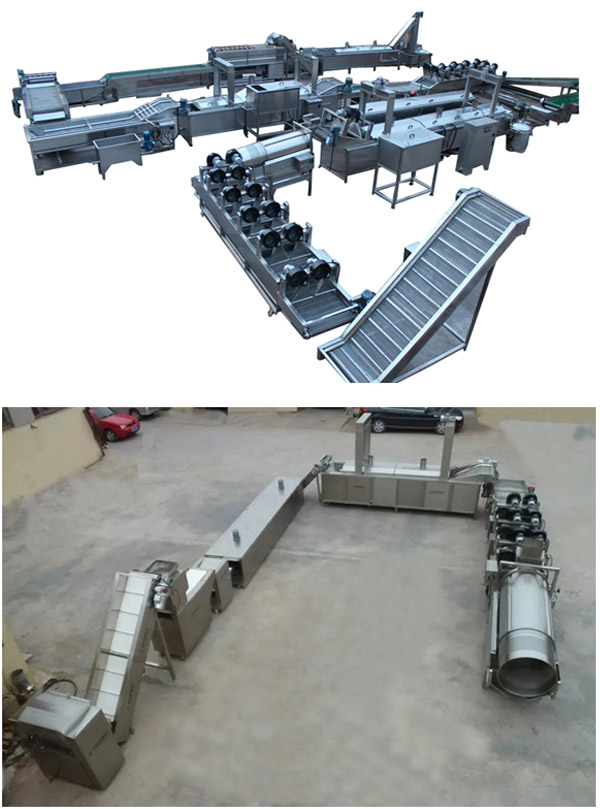 薯條薯片全自動生產(chǎn)線